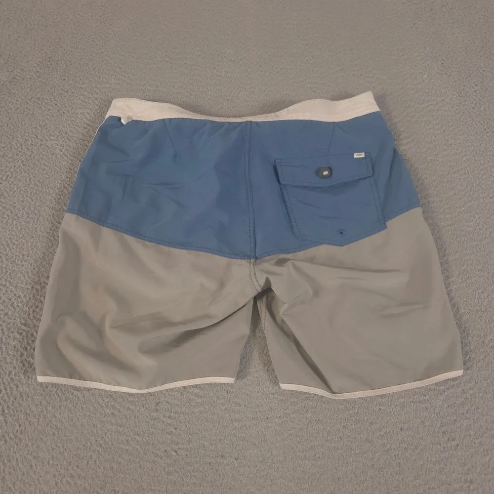 Vuori Shorts Mens 36 Blue Grey Cruise Boardshort 7